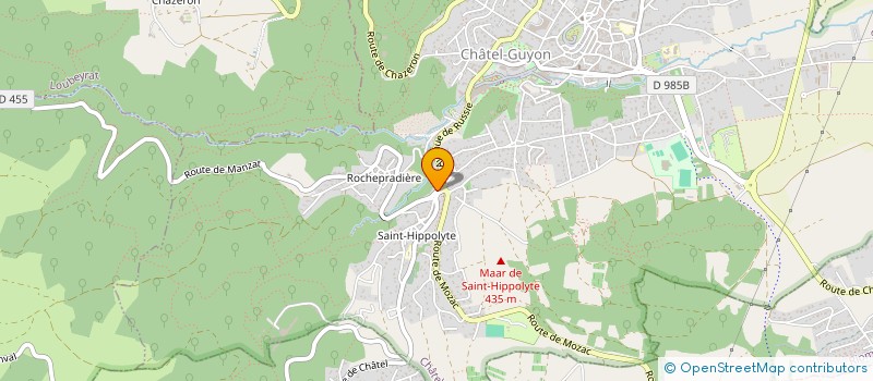 localisation de l'entreprise FOOTBALL CLUB CHATEL GUYON  CHATEL-GUYON