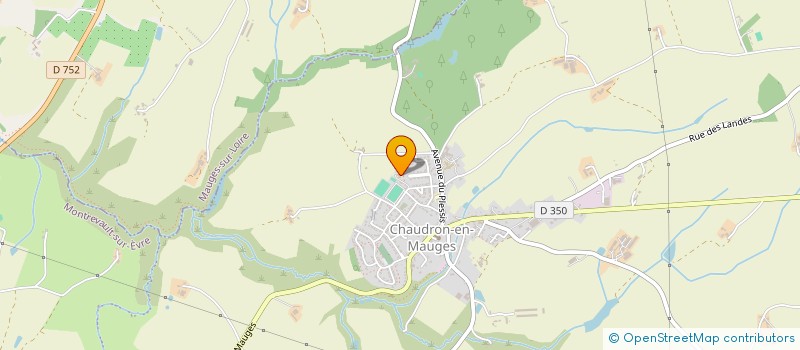 localisation de l'entreprise FOOTBALL-CLUB CHAUDRON SAINT-QUENTIN à MONTREVAULT-SUR-EVRE
