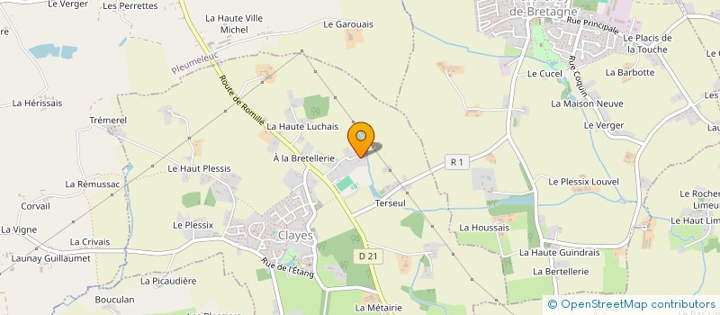 localisation de l'entreprise FOOTBALL CLUB CLAYES  CLAYES