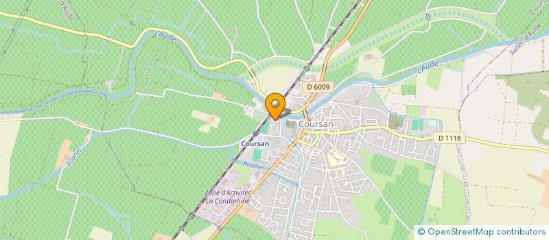 localisation de l'entreprise FOOTBALL CLUB COURSAN  COURSAN