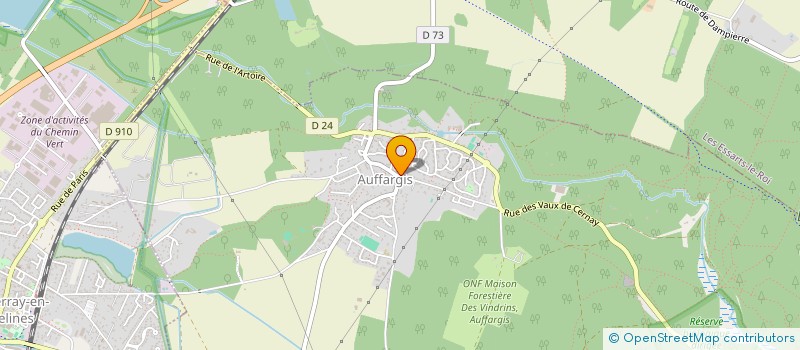 localisation de l'entreprise FOOTBALL CLUB D'AUFFARGIS  AUFFARGIS