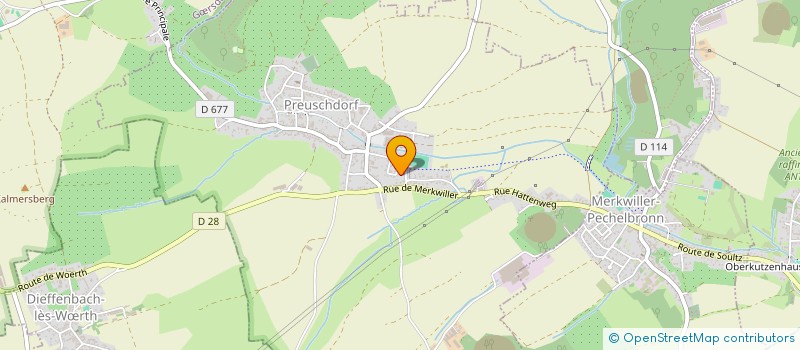 localisation de l'entreprise FOOTBALL CLUB D'OBERROEDERN  OBERRDERN