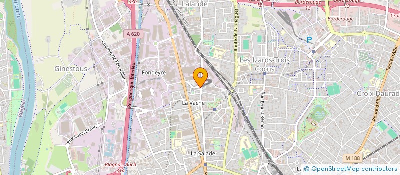 localisation de l'entreprise FOOTBALL CLUB D'OCCITANIE 31  TOULOUSE