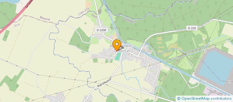 localisation de l'entreprise FOOTBALL CLUB DAMPARIS  DAMPARIS