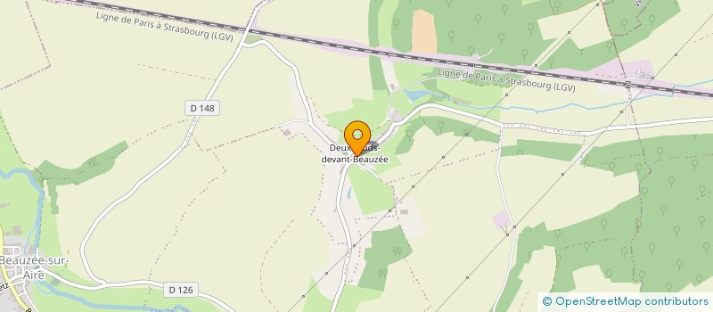 localisation de l'entreprise FOOTBALL CLUB DE BEAUSITE  NUBECOURT