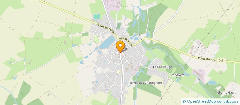 localisation de l'entreprise FOOTBALL CLUB DE COULLONS à COULLONS