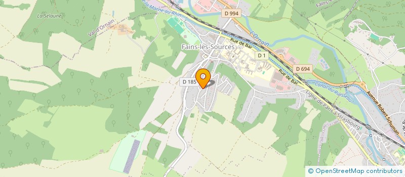 localisation de l'entreprise FOOTBALL CLUB DE FAINS VEEL à FAINS-VEEL