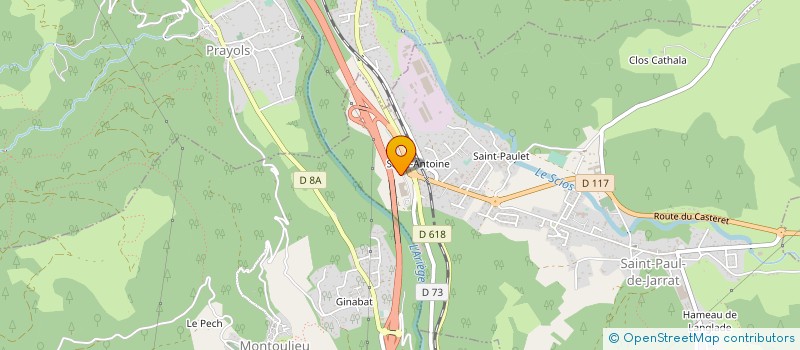 localisation de l'entreprise FOOTBALL CLUB DE FOIX à FOIX