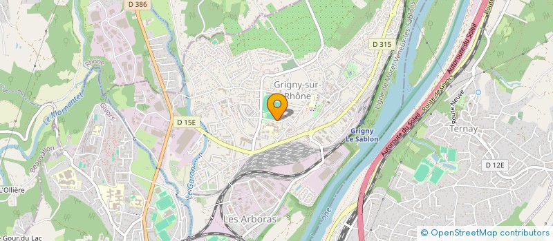 localisation de l'entreprise FOOTBALL CLUB DE GRIGNY à GRIGNY