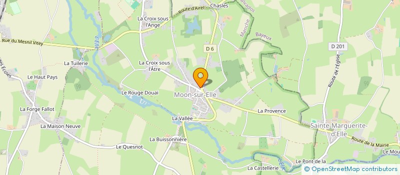 localisation de l'entreprise FOOTBALL CLUB DE L'ELLE  SAINT-CLAIR-SUR-L'ELLE