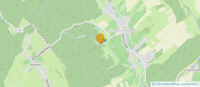 localisation de l'entreprise FOOTBALL CLUB DE LANGENSOULTZBACH  LANGENSOULTZBACH