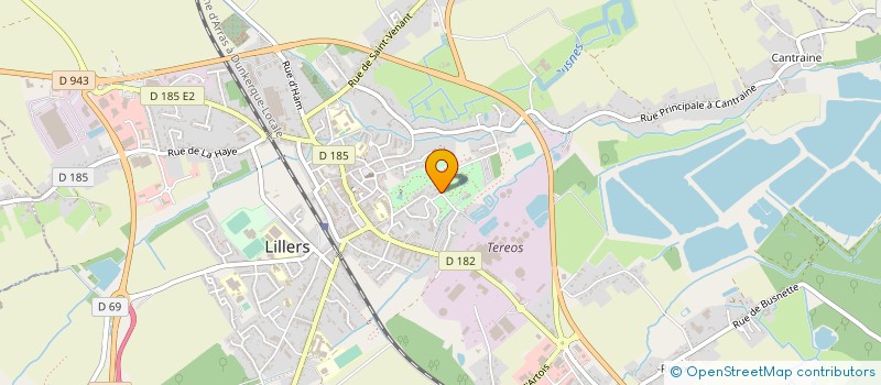 localisation de l'entreprise FOOTBALL CLUB DE LILLERS  LILLERS