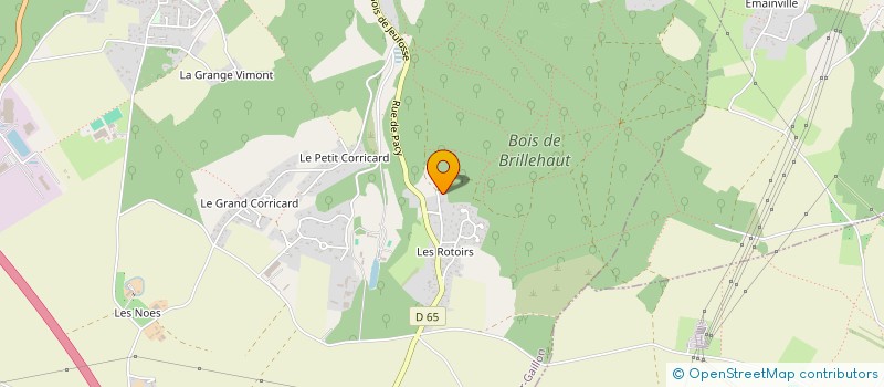 localisation de l'entreprise FOOTBALL CLUB DE MADRIE  LE VAL D'HAZEY