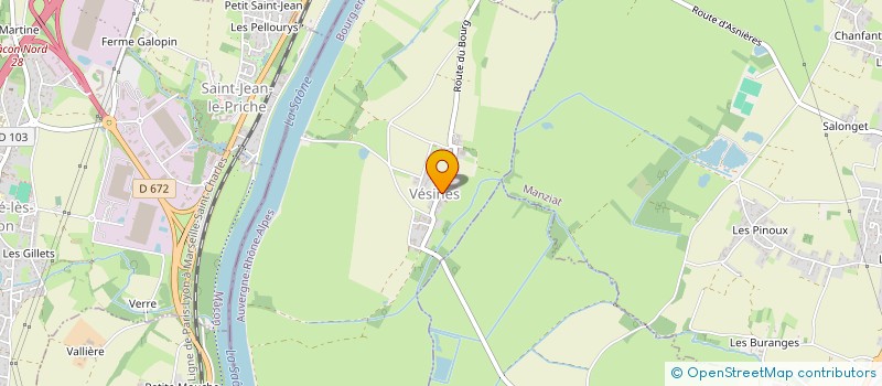 localisation de l'entreprise FOOTBALL CLUB DE MANZIAT  MANZIAT