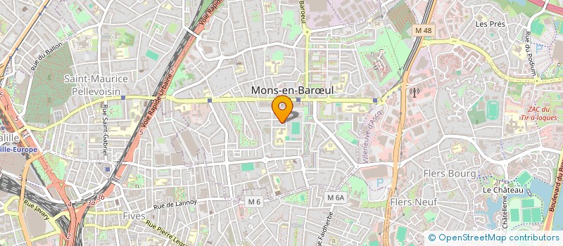 localisation de l'entreprise FOOTBALL CLUB DE MONS EN BAROEUL  MONS-EN-BARUL