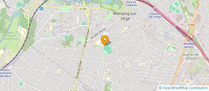 localisation de l'entreprise FOOTBALL CLUB DE MORSANG SUR ORGE  MORSANG-SUR-ORGE