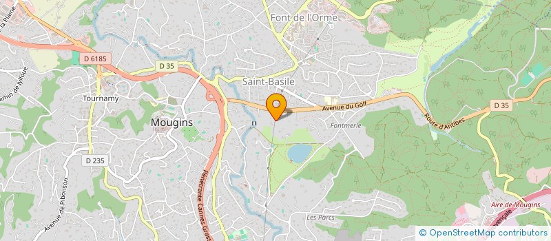 localisation de l'entreprise FOOTBALL CLUB DE MOUGINS à MOUGINS