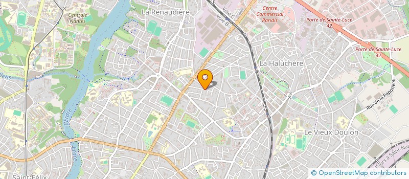 localisation de l'entreprise FOOTBALL CLUB DE TABLE DE NANTES à NANTES