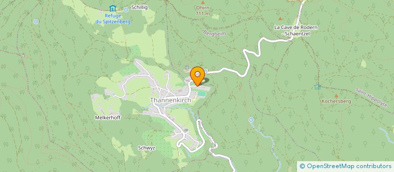 localisation de l'entreprise FOOTBALL CLUB DE THANNENKIRCH  THANNENKIRCH
