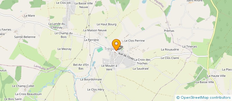 localisation de l'entreprise FOOTBALL CLUB DE TREGOMAR à LAMBALLE-ARMOR