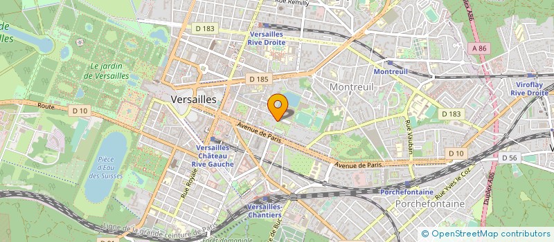 localisation de l'entreprise FOOTBALL CLUB DE VERSAILLES à VERSAILLES