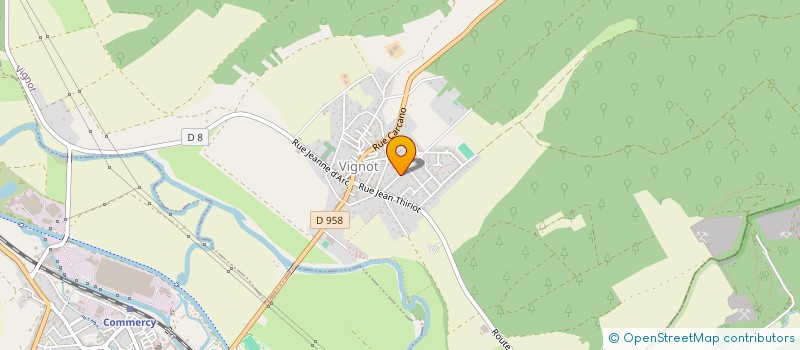 localisation de l'entreprise FOOTBALL CLUB DE VIGNOT à VIGNOT