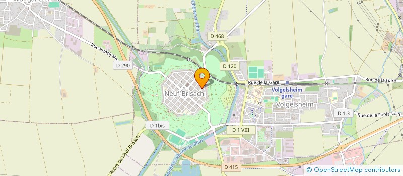 localisation de l'entreprise FOOTBALL CLUB DE WOLFGANTZEN  WOLFGANTZEN