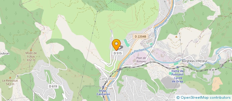 localisation de l'entreprise FOOTBALL CLUB DES COGNAS CANTARON  CANTARON