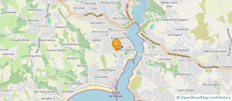 localisation de l'entreprise FOOTBALL CLUB DU GOYEN  AUDIERNE