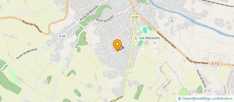 localisation de l'entreprise FOOTBALL CLUB DU PIGNE  LAVAUR