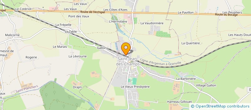 localisation de l'entreprise FOOTBALL CLUB DU THAR  LA HAYE-PESNEL