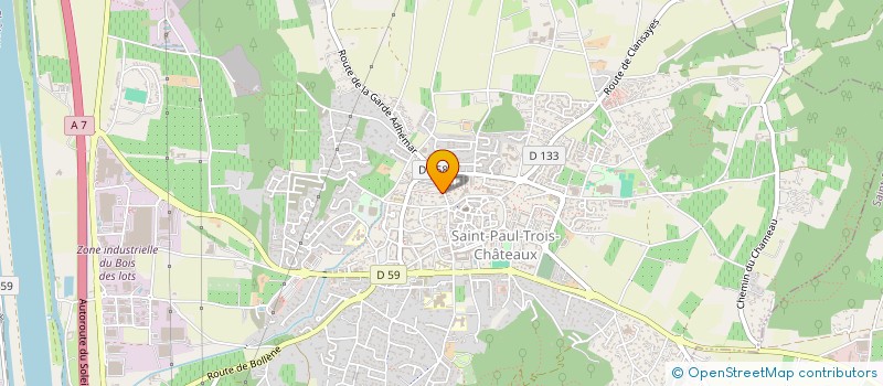 localisation de l'entreprise FOOTBALL CLUB DU TRICASTIN  SAINT-PAUL-TROIS-CHATEAUX