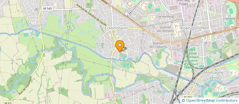 localisation de l'entreprise FOOTBALL CLUB ECKBOLSHEIM  ECKBOLSHEIM