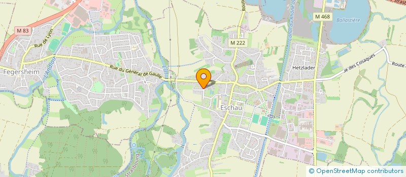 localisation de l'entreprise FOOTBALL CLUB ESCHAU  ESCHAU