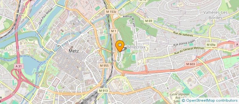 localisation de l'entreprise FOOTBALL CLUB ESPOIR  METZ