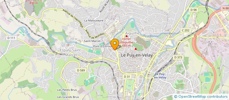 localisation de l'entreprise FOOTBALL CLUB FEMININ DU PUY à LE PUY-EN-VELAY