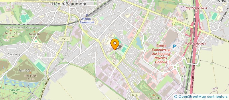 localisation de l'entreprise FOOTBALL CLUB FEMININ HENINOIS à HENIN-BEAUMONT