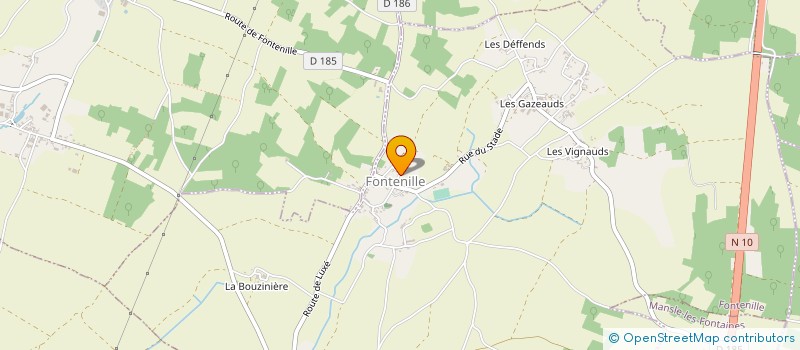 localisation de l'entreprise FOOTBALL CLUB FONTENILLE (F.C.F) à FONTENILLE