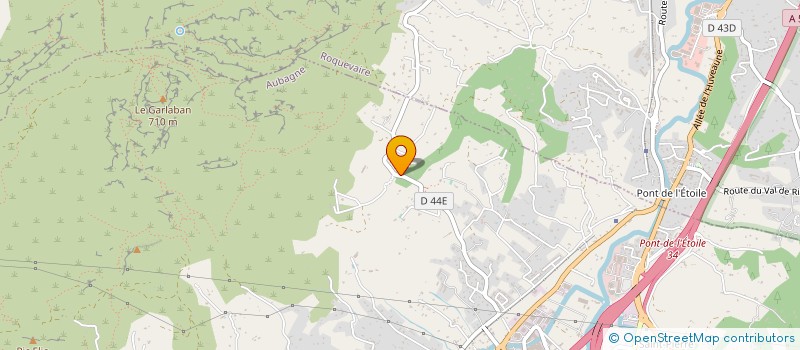 localisation de l'entreprise FOOTBALL CLUB GARLABAN PROVENCE  AUBAGNE
