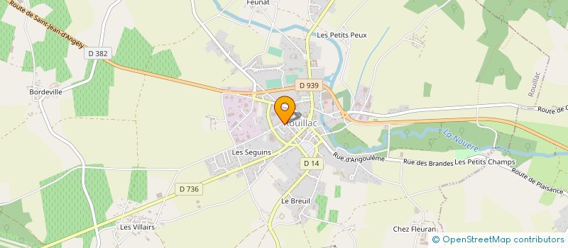 localisation de l'entreprise FOOTBALL CLUB GENAC-MARCILLAC-GOURVILLE à GENAC-BIGNAC
