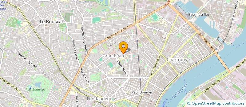 localisation de l'entreprise FOOTBALL CLUB GRAND PARC  BORDEAUX