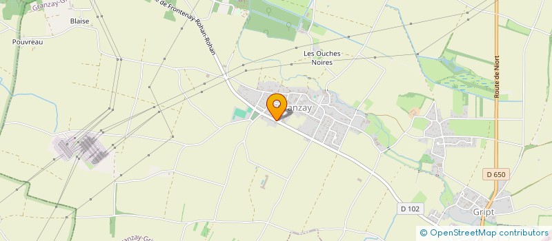 localisation de l'entreprise FOOTBALL CLUB GRANZAY  GRANZAY-GRIPT