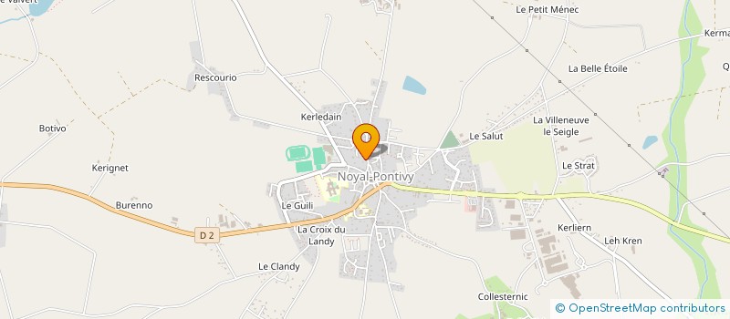 localisation de l'entreprise FOOTBALL CLUB GUELTAS - SAINT GERAND - SAINT-GONNERY  SAINT-GERAND-CROIXANVEC