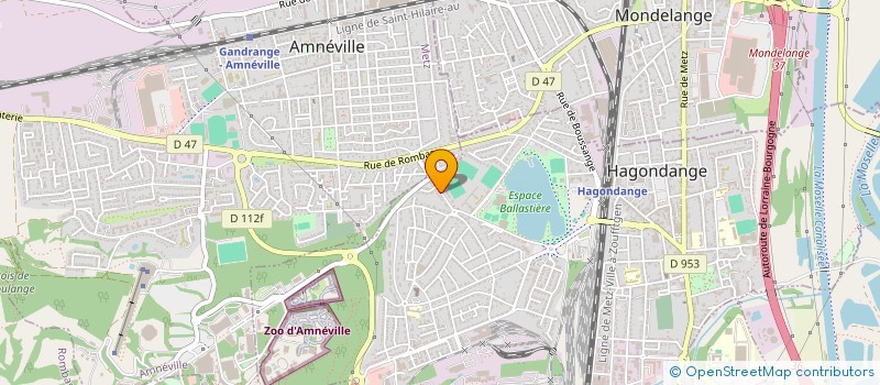 localisation de l'entreprise FOOTBALL CLUB HAGONDANGE  HAGONDANGE