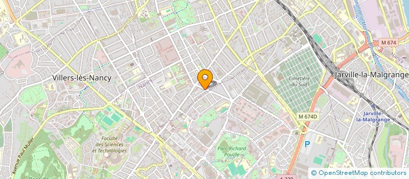 localisation de l'entreprise FOOTBALL CLUB JEUNES ESPOIRS 96 à NANCY