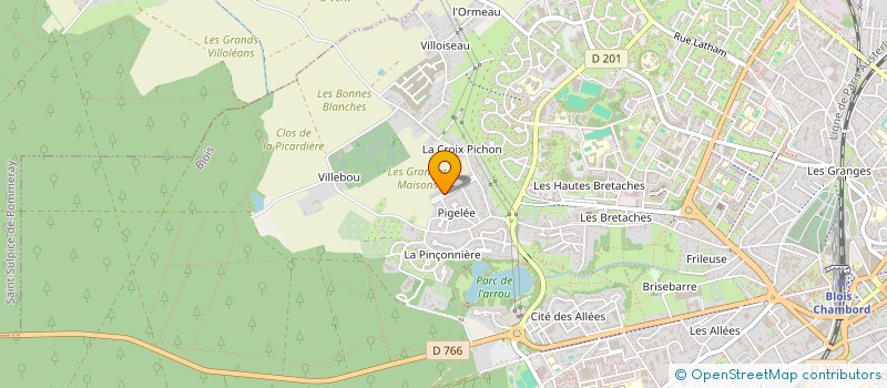 localisation de l'entreprise FOOTBALL CLUB KURDE DE BLOIS  BLOIS