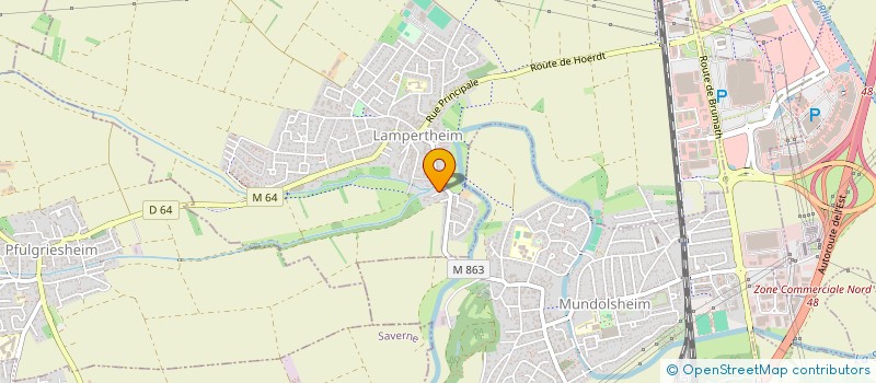 localisation de l'entreprise FOOTBALL CLUB LAMPERTHEIM  LAMPERTHEIM