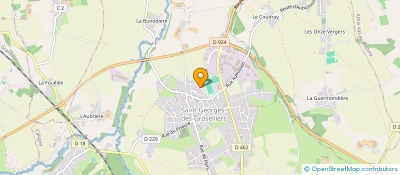 localisation de l'entreprise FOOTBALL CLUB LANDAIS à LA LANDE-PATRY