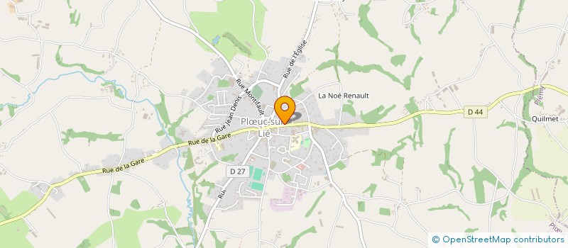 localisation de l'entreprise FOOTBALL CLUB LIE PLOUGUENAST-LANGAST-PLESSALA-GAUSSON  PLOUGUENAST-LANGAST