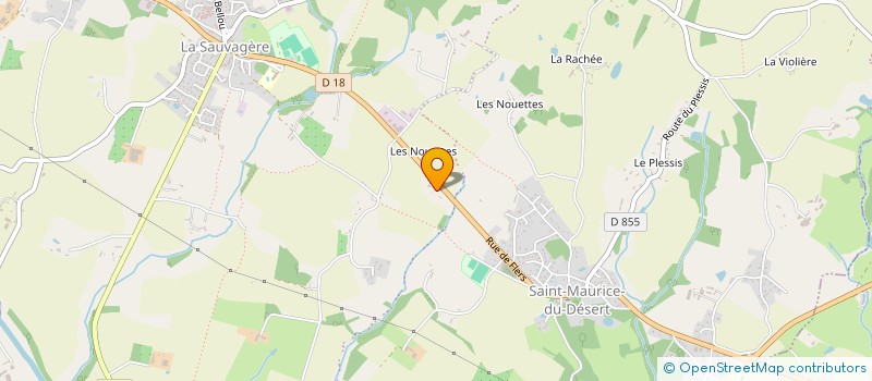 localisation de l'entreprise FOOTBALL CLUB LONLAY à LONLAY LE TESSON